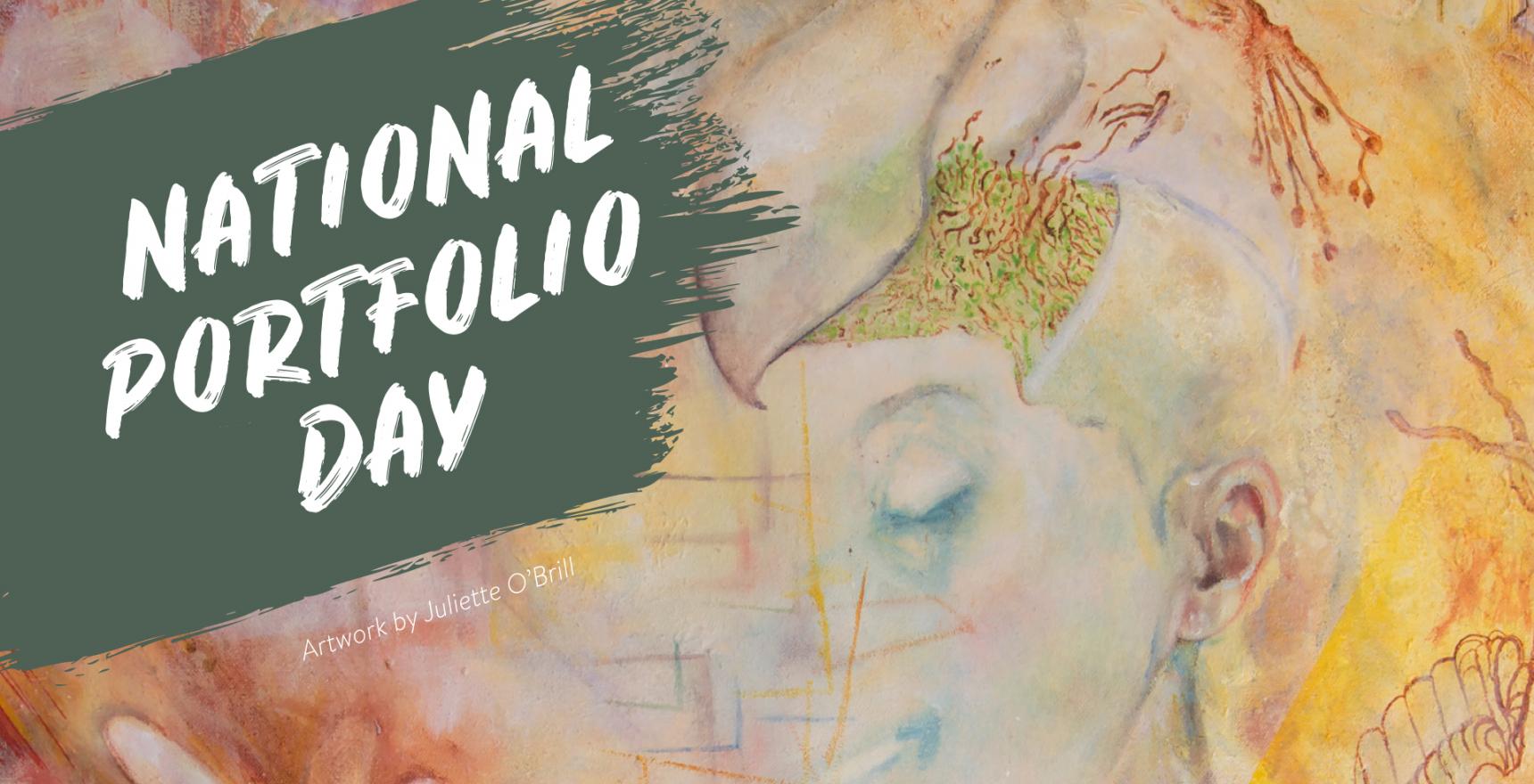 national portfolio day graphic