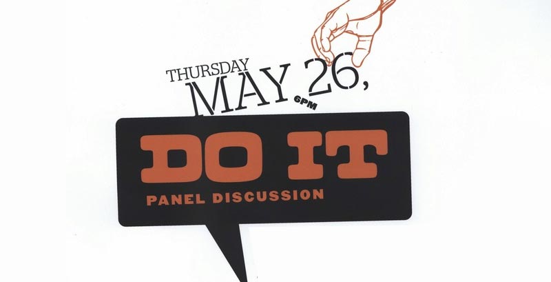 do it panel discussion event graphic