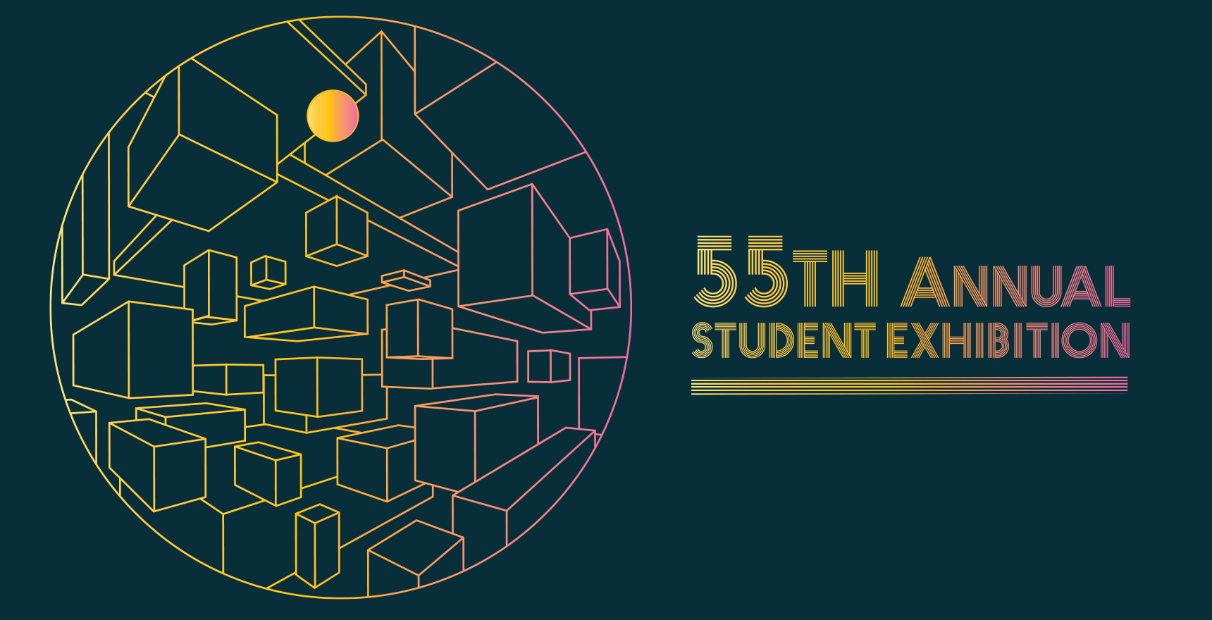 55th Student Exhibition graphic