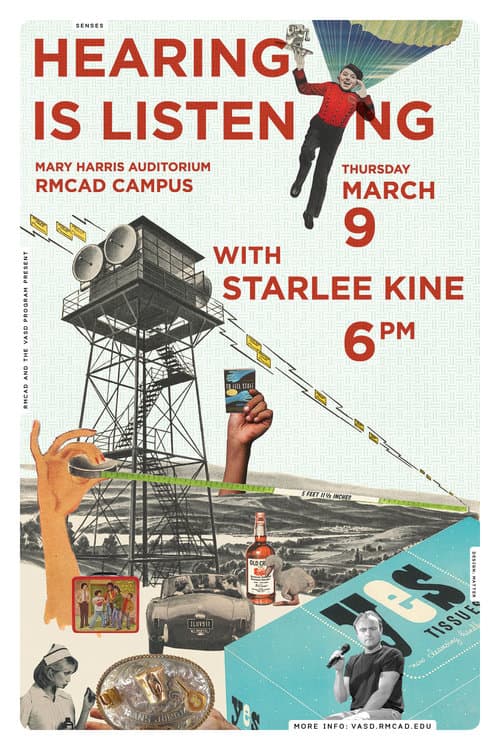 Hearing is listening event graphic
