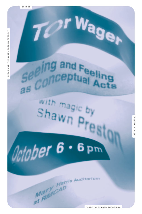 seeing and feeling conceptual acts lecture poster