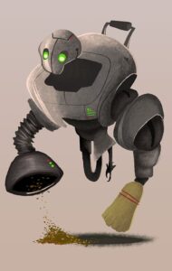 Illustration of a robot