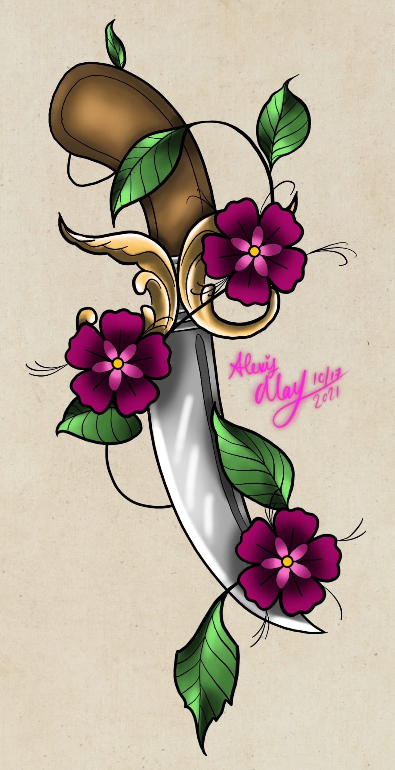 Alexis May art titled A Whimsical Death