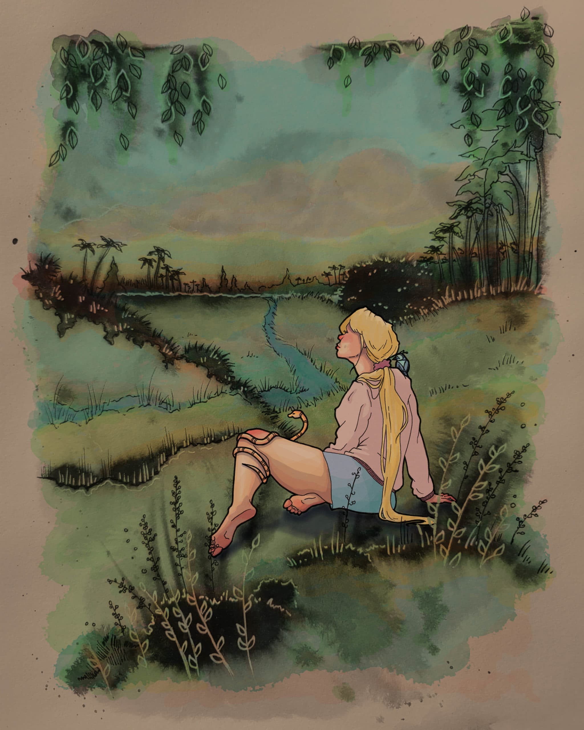 Allison McClain art titled New Beginnings