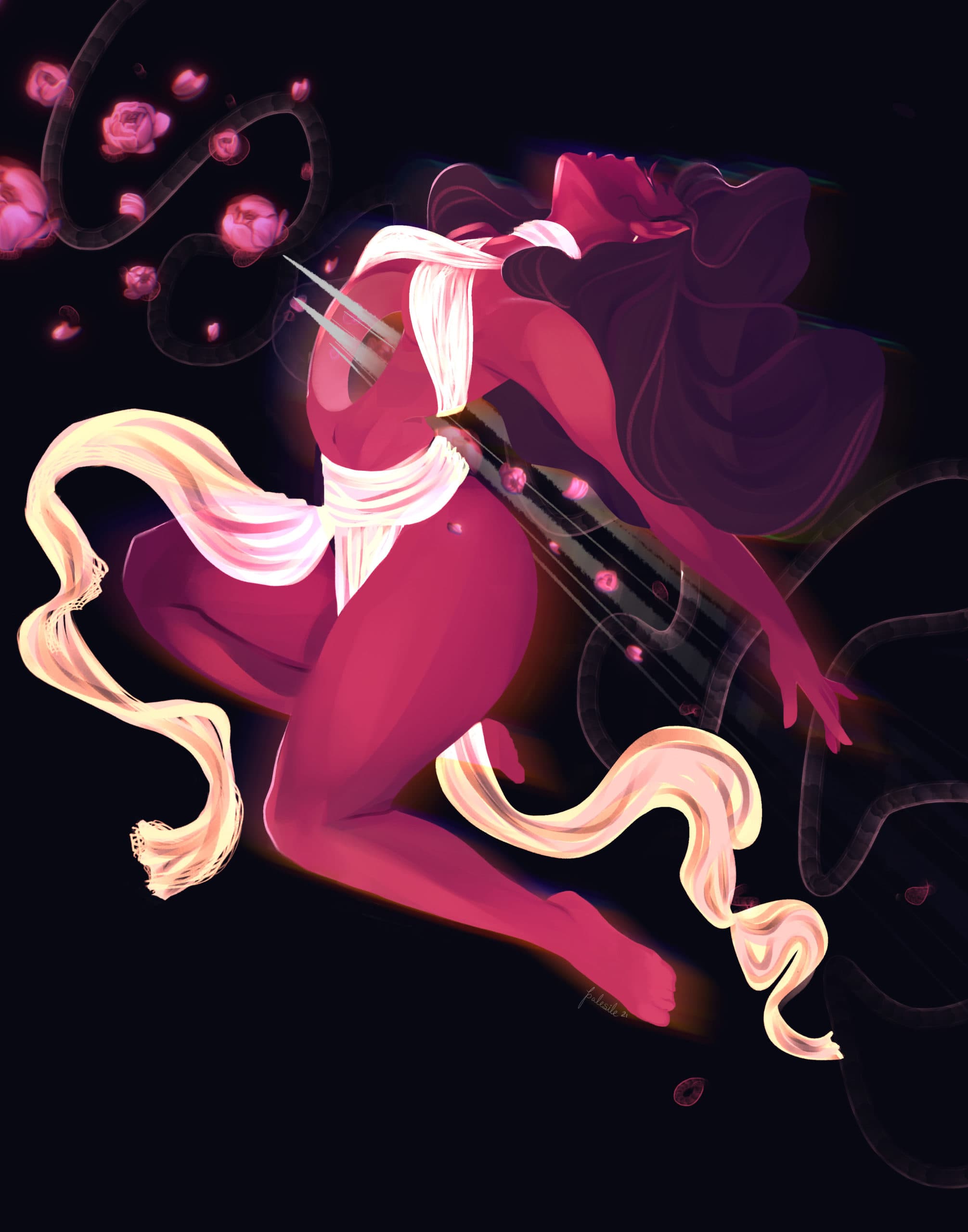 Tina Carbone art titled Pierced