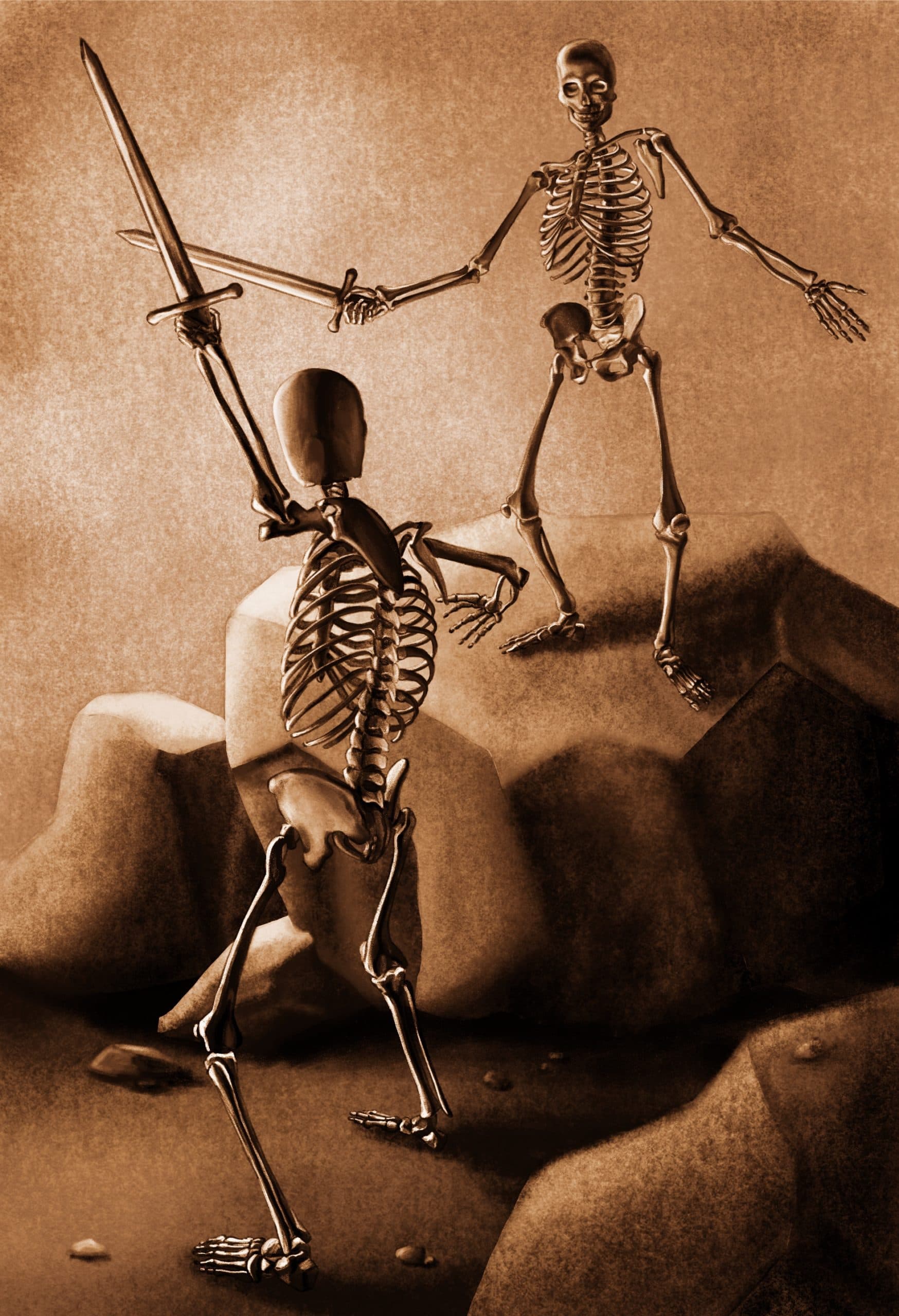 Anna Haszelbart art titled I Have The High Ground