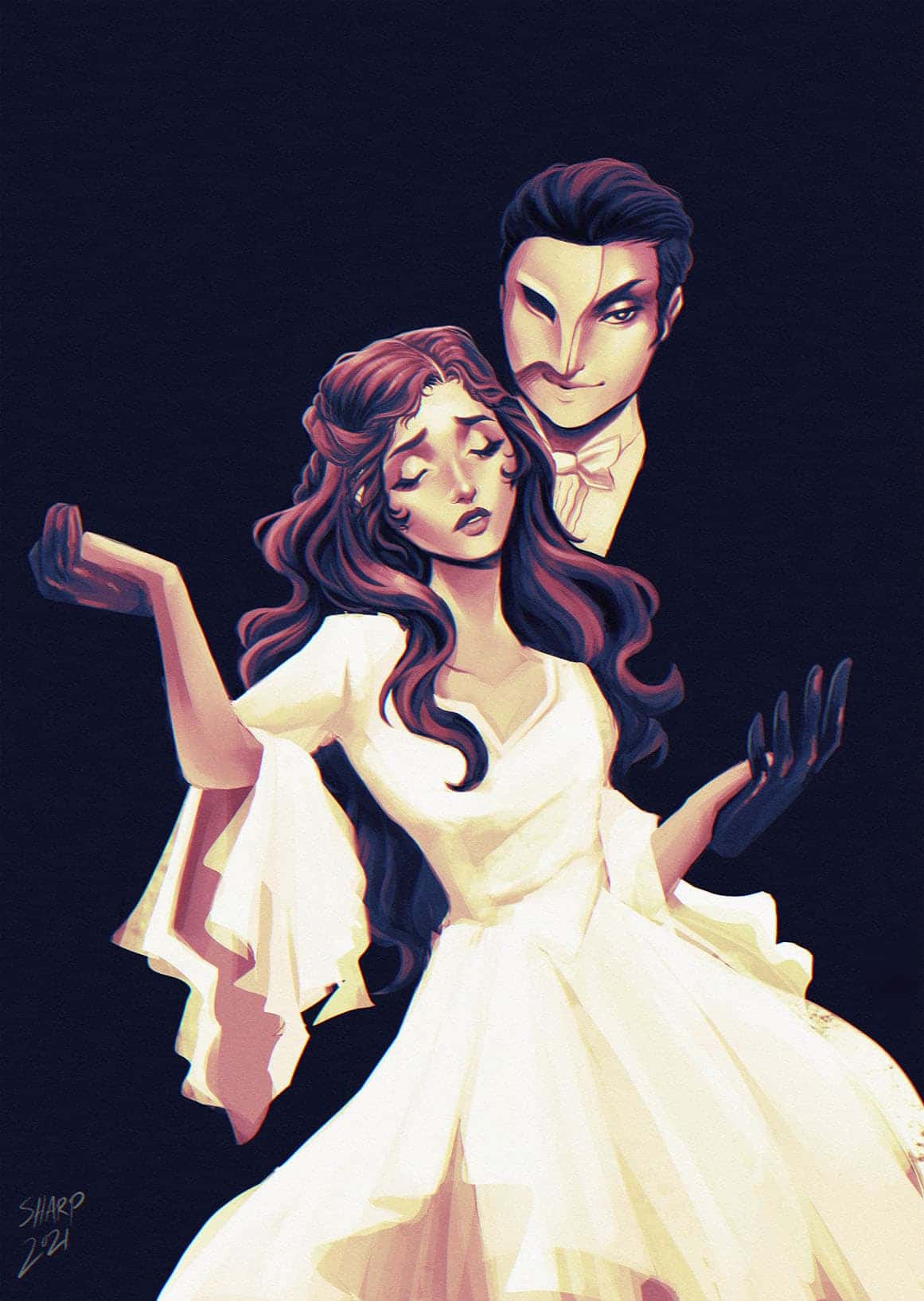 Toby Sharp art titled Phantom Of The Opera