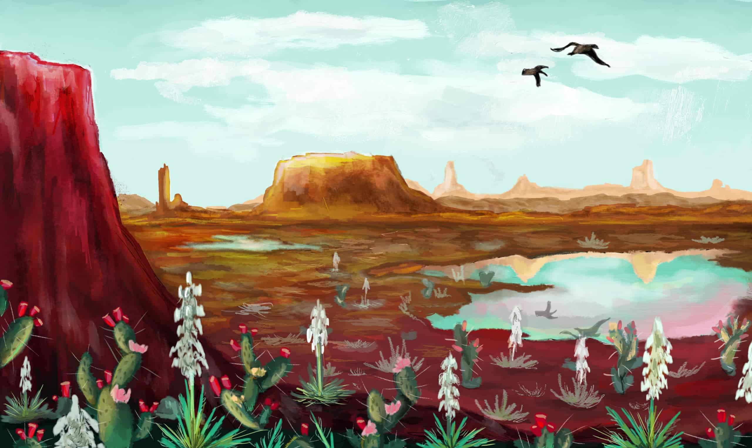 Jordan Wright art titled Ode to the Desert