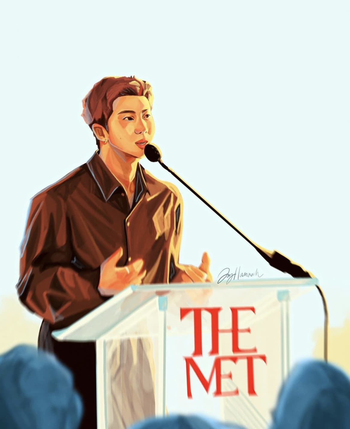 Joy Farr art titled Kim Namjoon, United Nations