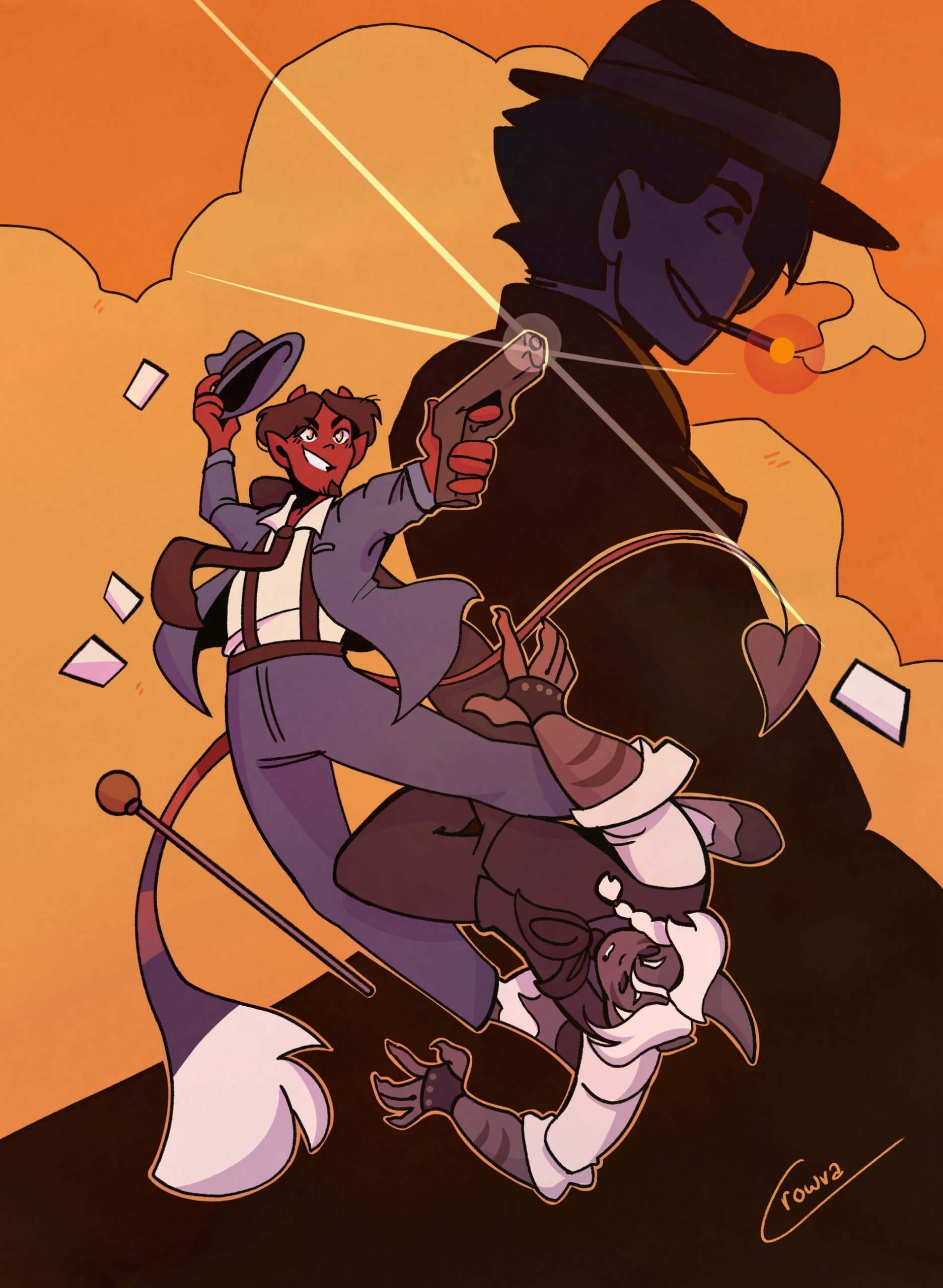 Kurtin art titled Dance With The Devils