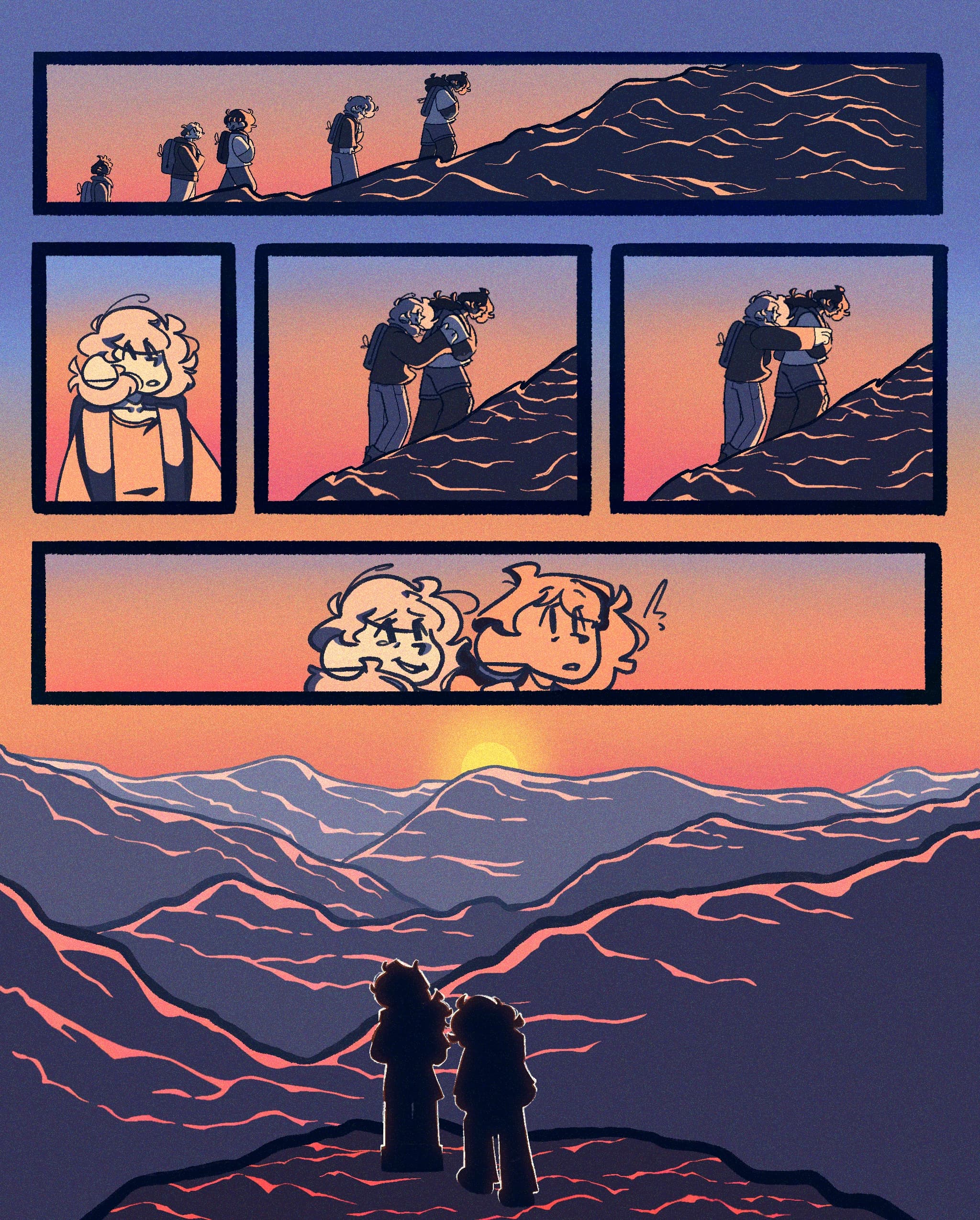 Lydia Mack art titled Hike