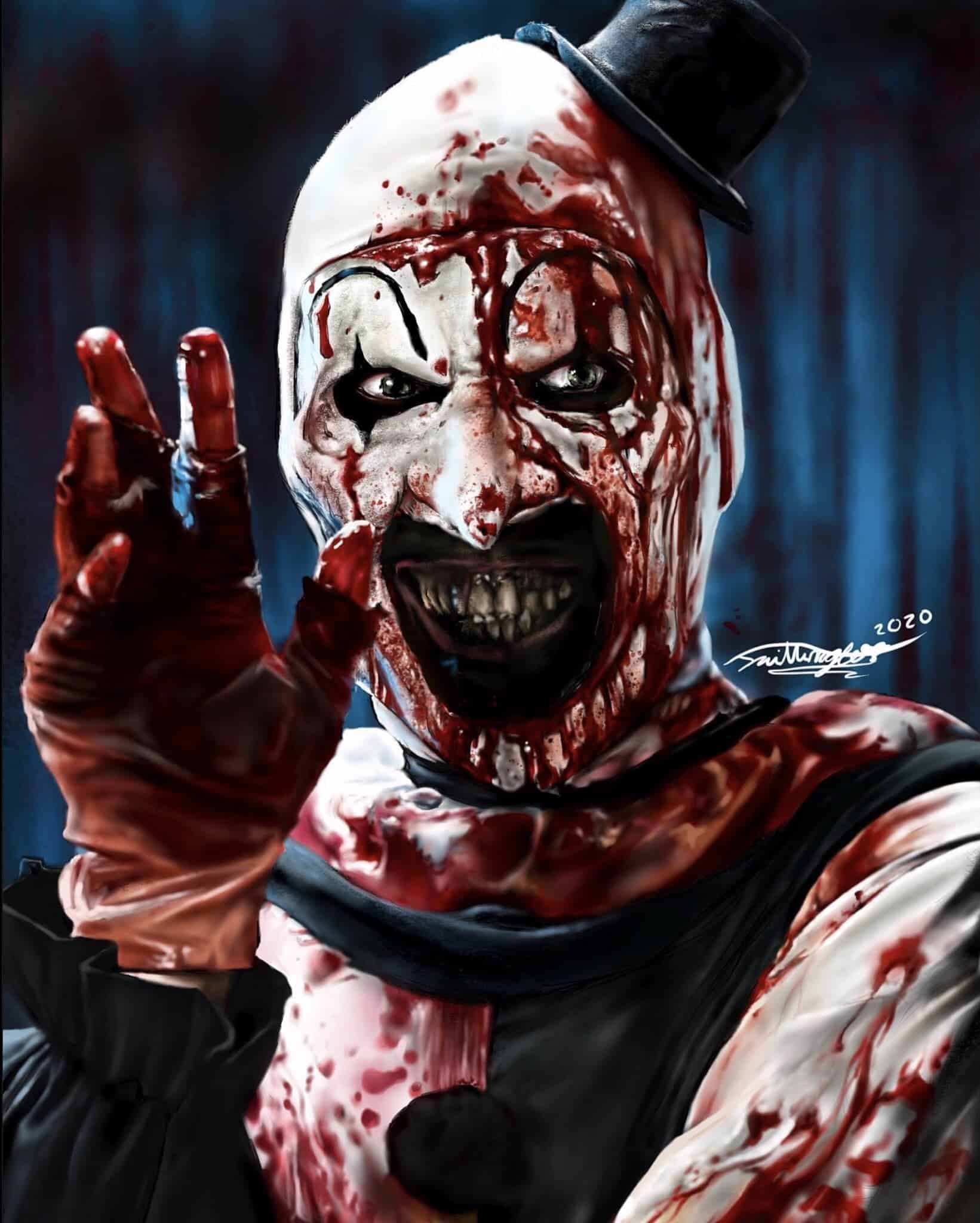 Toni Vingle art titled Art The Clown