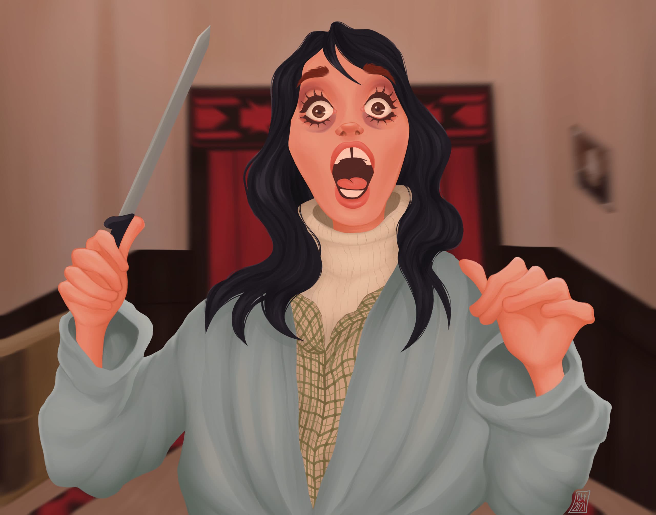 Olivia DeRosier art titled Wendy, Darling, Light of my Life