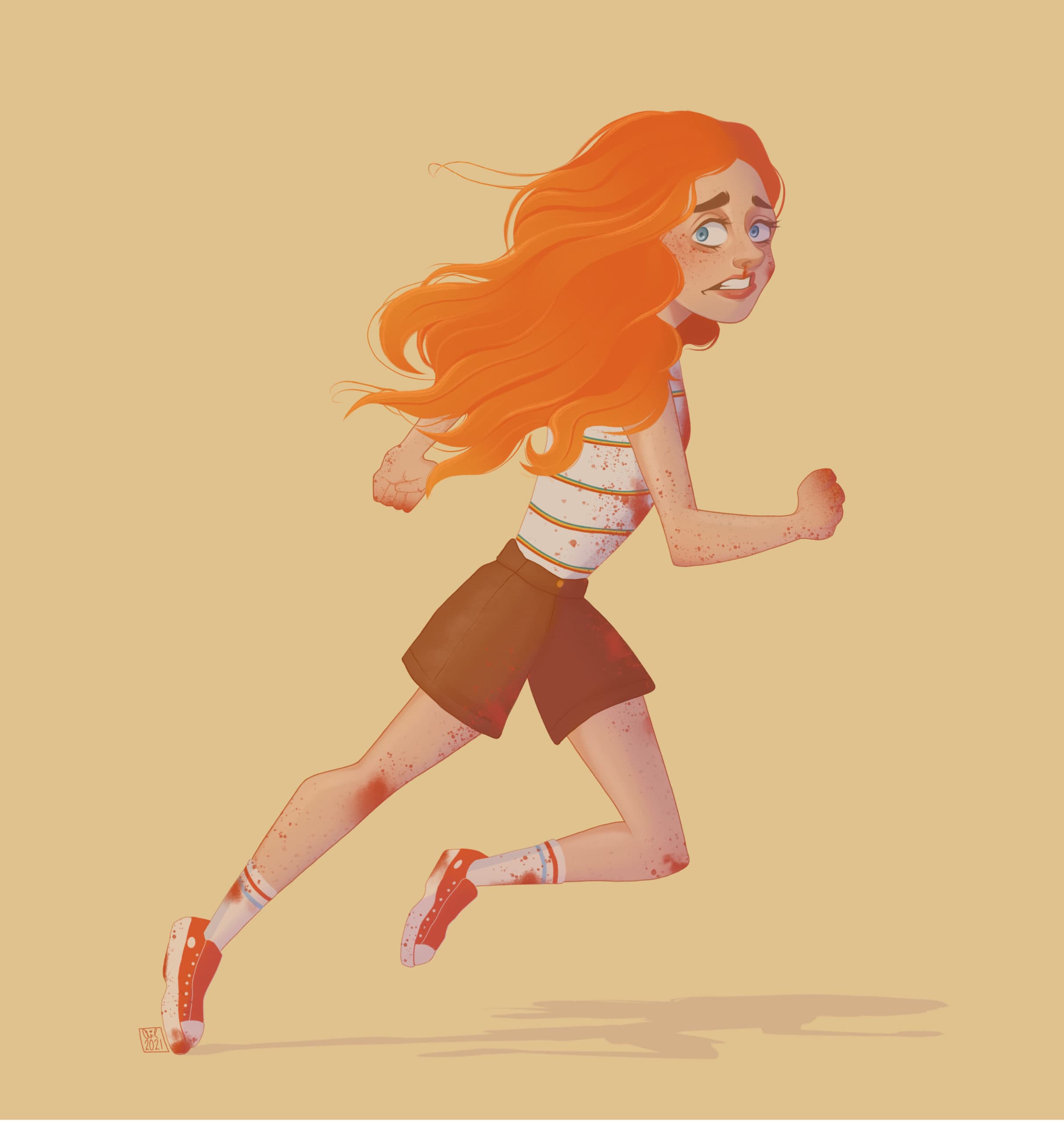 Olivia DeRosier art titled Ziggy