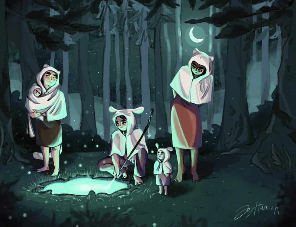 Joy Farr art titled To Keep The Forest At Peace