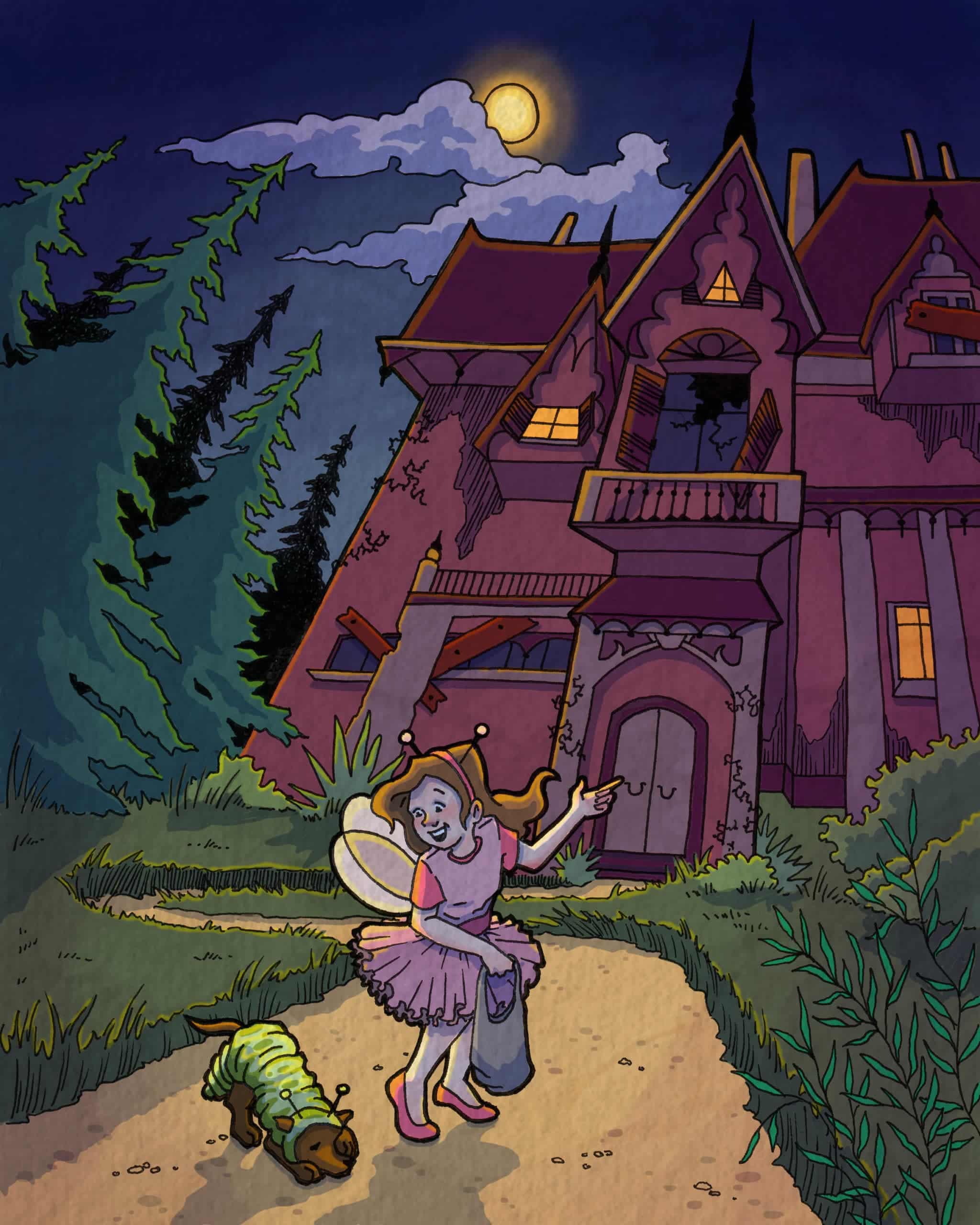 Allison McClain art titled Haunted