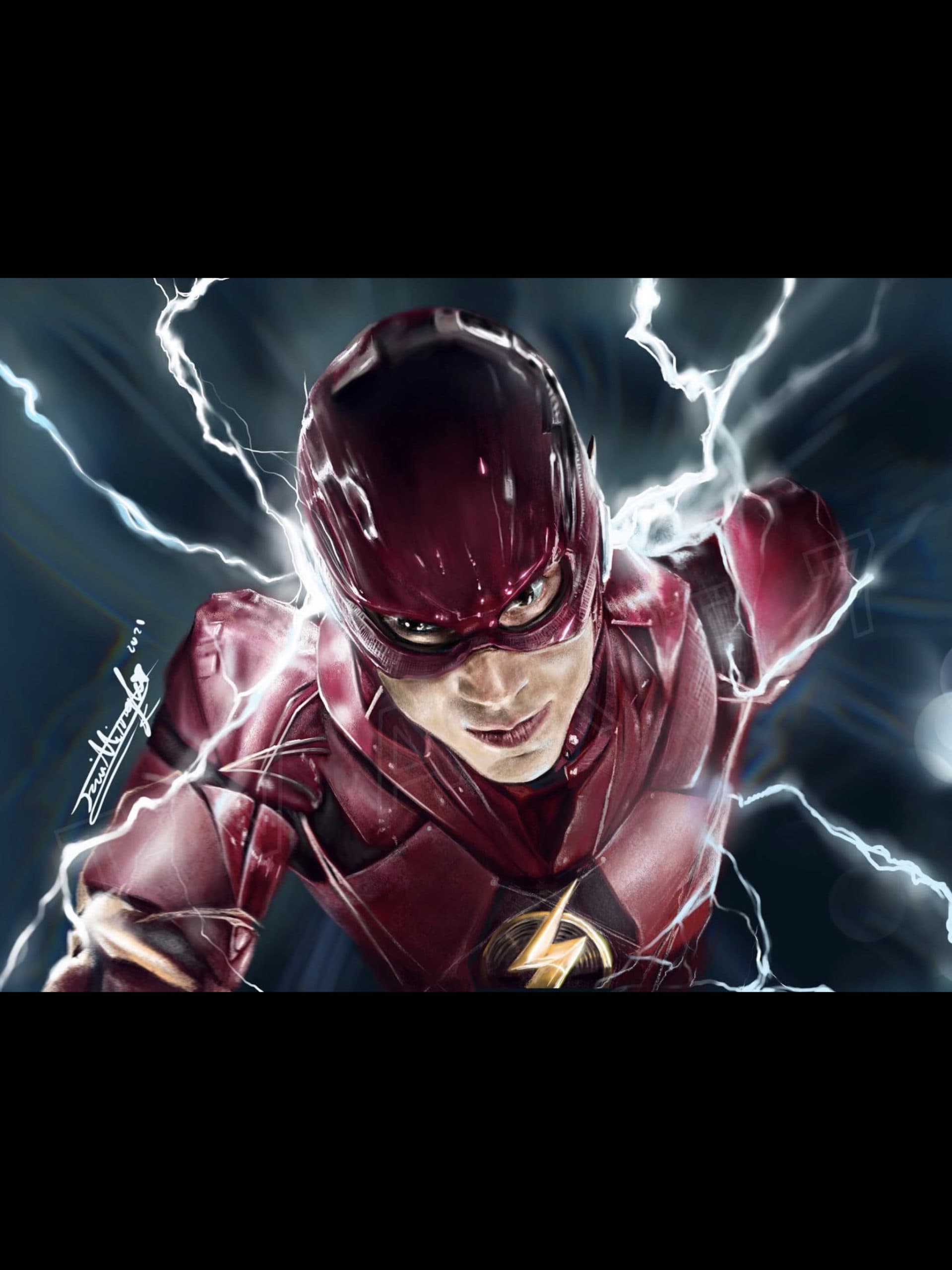 Toniv Vingle art titled The Flash