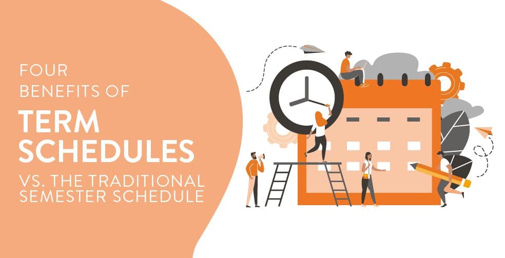Four benefits of term schedules vs. the traditional semester schedule - RMCAD Four benefits of term schedules vs. the traditional semester schedule - RMCAD