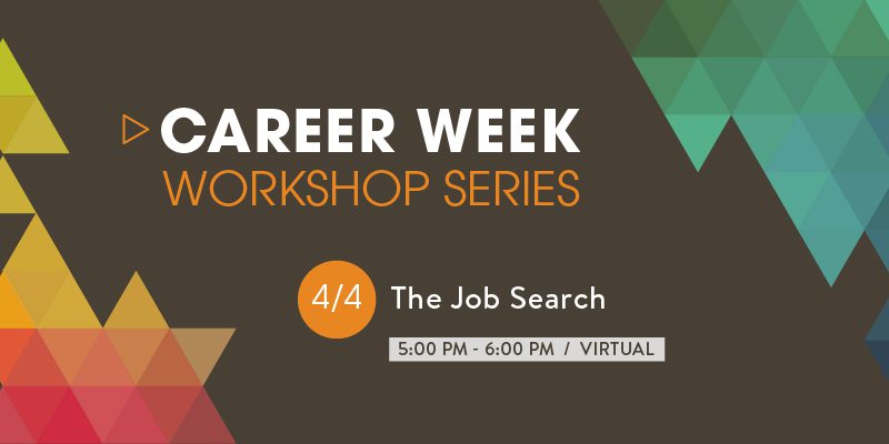 Career Week Workshop: The Job Search: Using PASSPORT and how to successfully navigate job boards