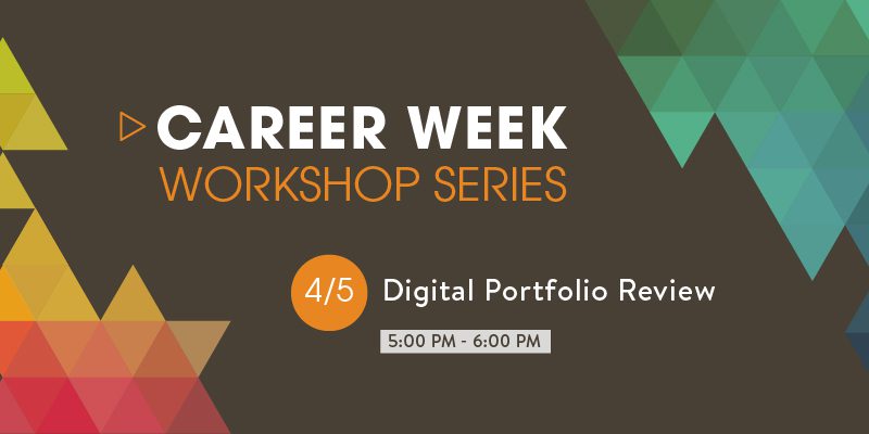 RMCAD Career Week Workshop: Digital Portfolio Review