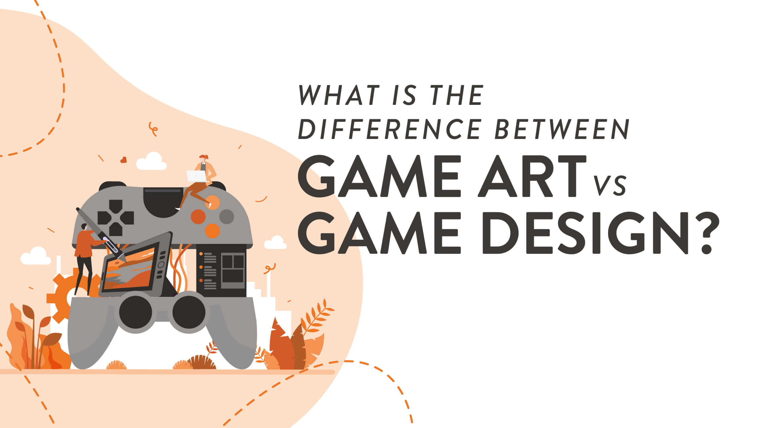 What is the difference between game art and game design