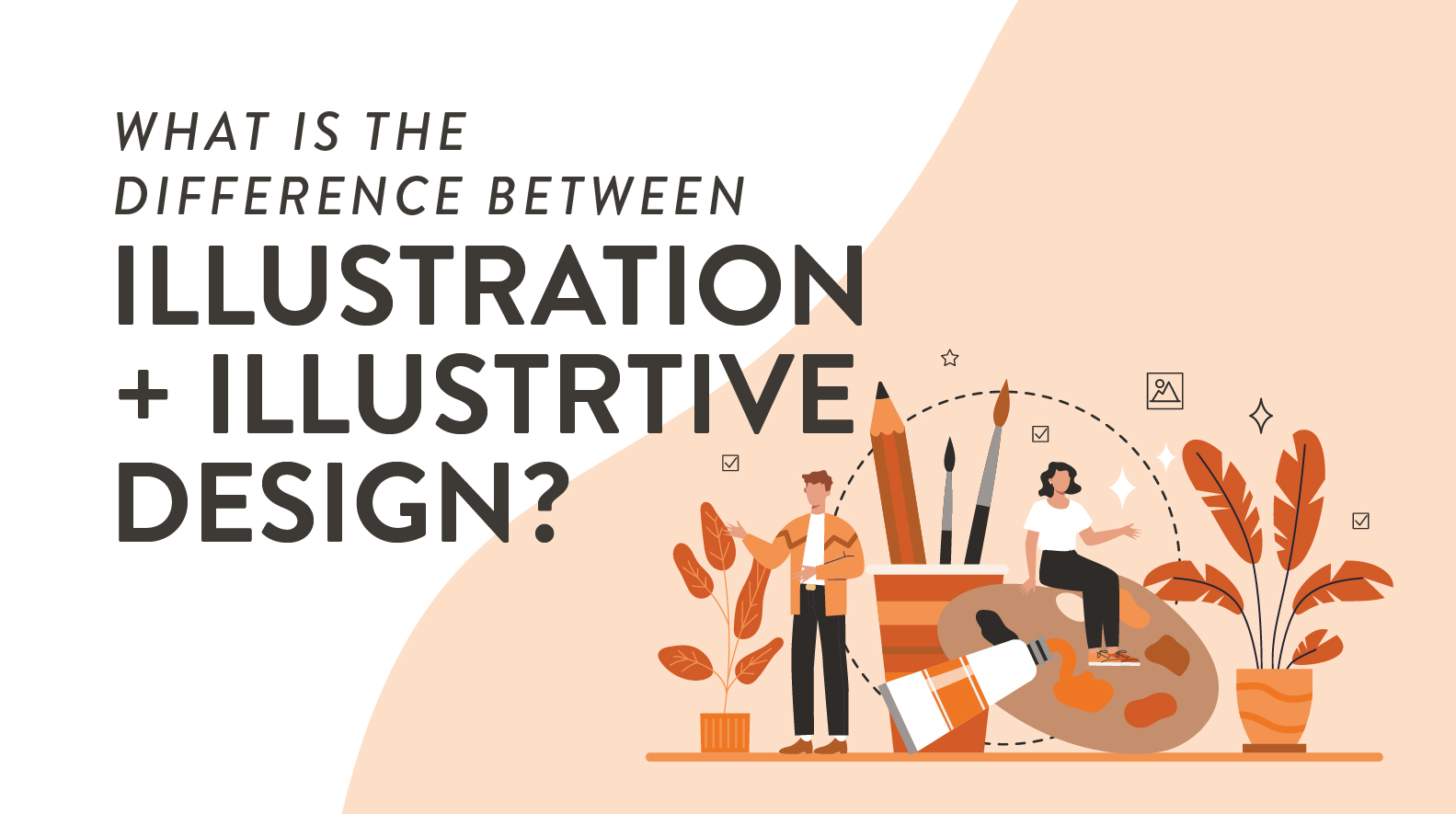 What’s the difference between illustration and illustrative Design?