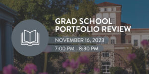 Grad School Portfolio Review: Workshop Your Application with Experts!