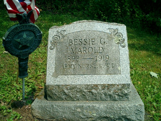 Tombstone of Bessie Gertrude Marold