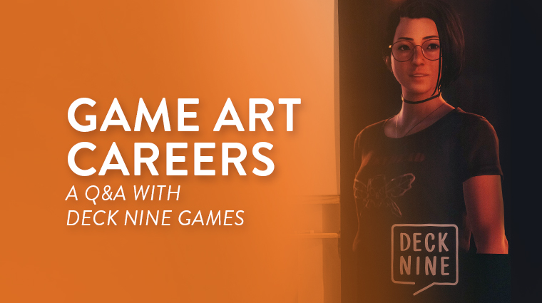 Game art careers: a q&a with deck nine games graphic title.