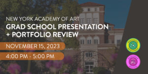New York Academy of Art Grad School Presentation and Portfolio Review