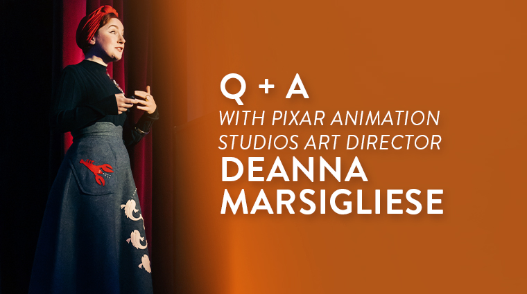 Q&A with pixar animation studios art director deanna marsigliese blog graphic title