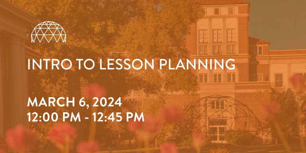 Intro to Lesson Planning