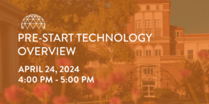 Pre-start technology overview : Tech 101 - 04/24/2024