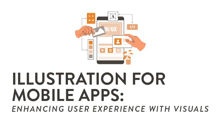 Illustration for Mobile Apps Blog Graphic