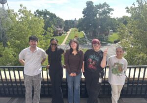 Nathan Simon along with his fellow Student Ambassadors.