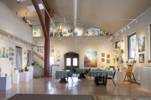 Interior of the Creamery Arts Center.