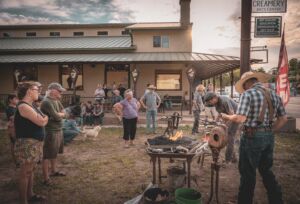 Live Artist Demos during art walk with Ira Houseweart, winner on "Forged in Fire".